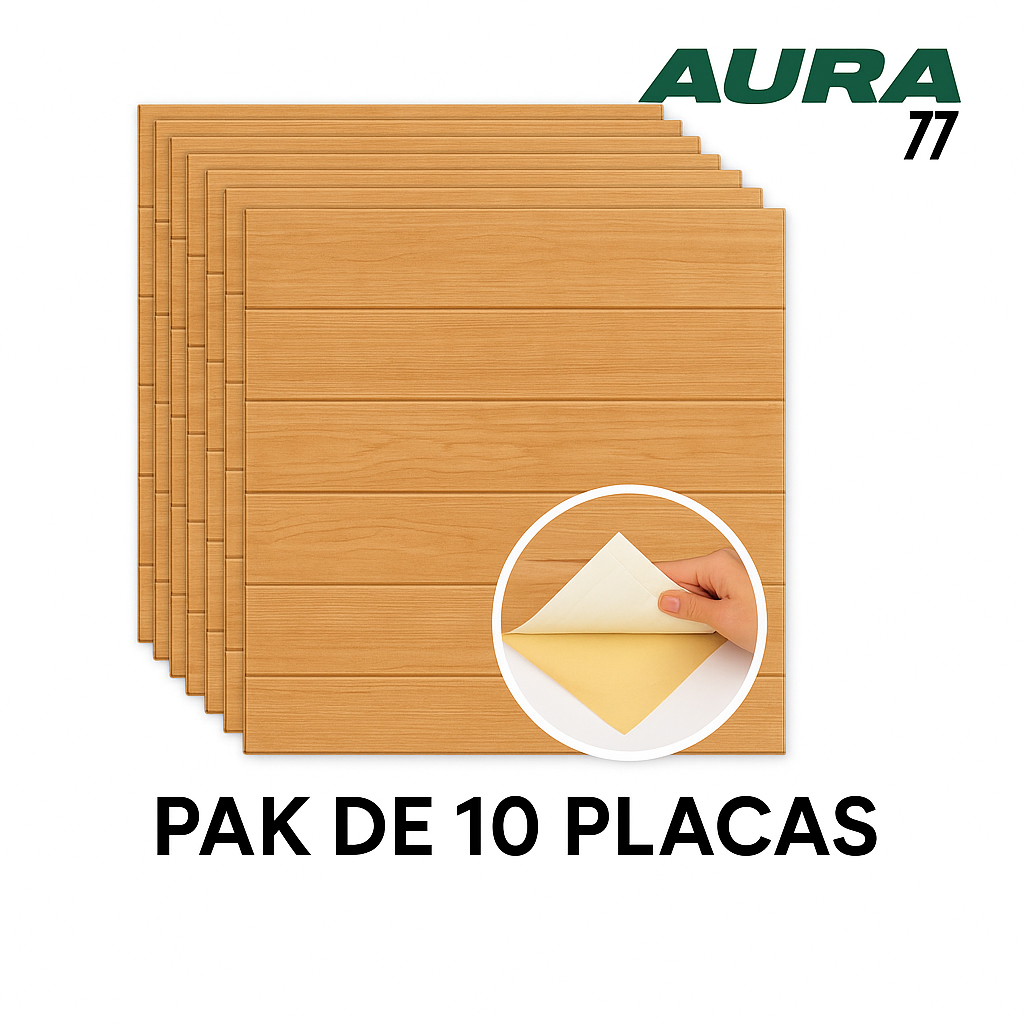 Placa 3D Autoadhesivas PACK X 10, MEDIDAS 70X77 LAS MAS GRADES, mas regalo